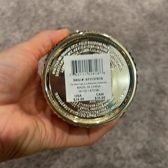 Starbucks Gold Studded tumbler 16 oz - Picture 2 of 2